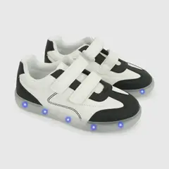 COLLOKY - Zapatilla con luces niño blanco 28-33