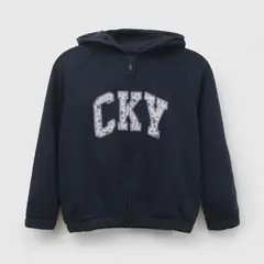 COLLOKY - Poleron cky niña azul marino 3-4A a 12-13A