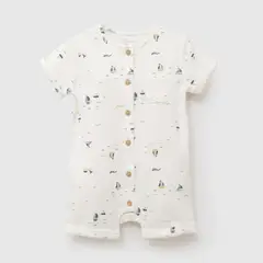 COLLOKY - Entero navy niño crema 0-3M a 9-12M