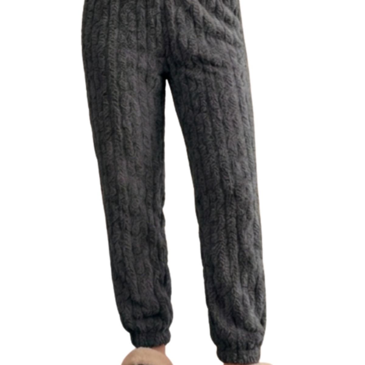 LOOK SHOP - Pijama Pantalón De Dormir Polar Invierno Mujer, Hombre 1085