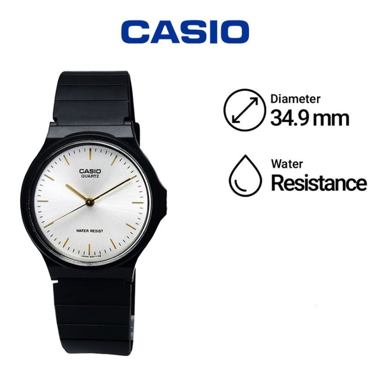 CASIO - Reloj Casio Análogo Unisex MQ-24-7E2