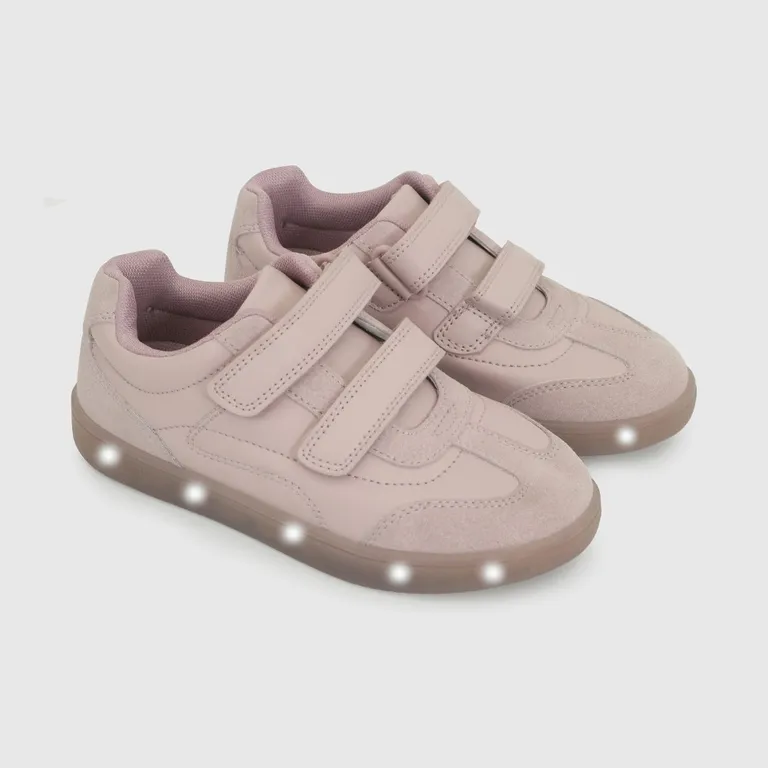 Zapatilla con Luces Niña Morado