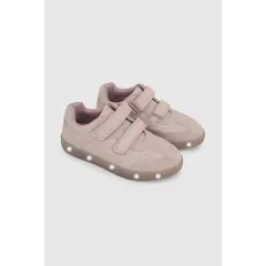 COLLOKY - Zapatilla Luces Morada Niña 28-33