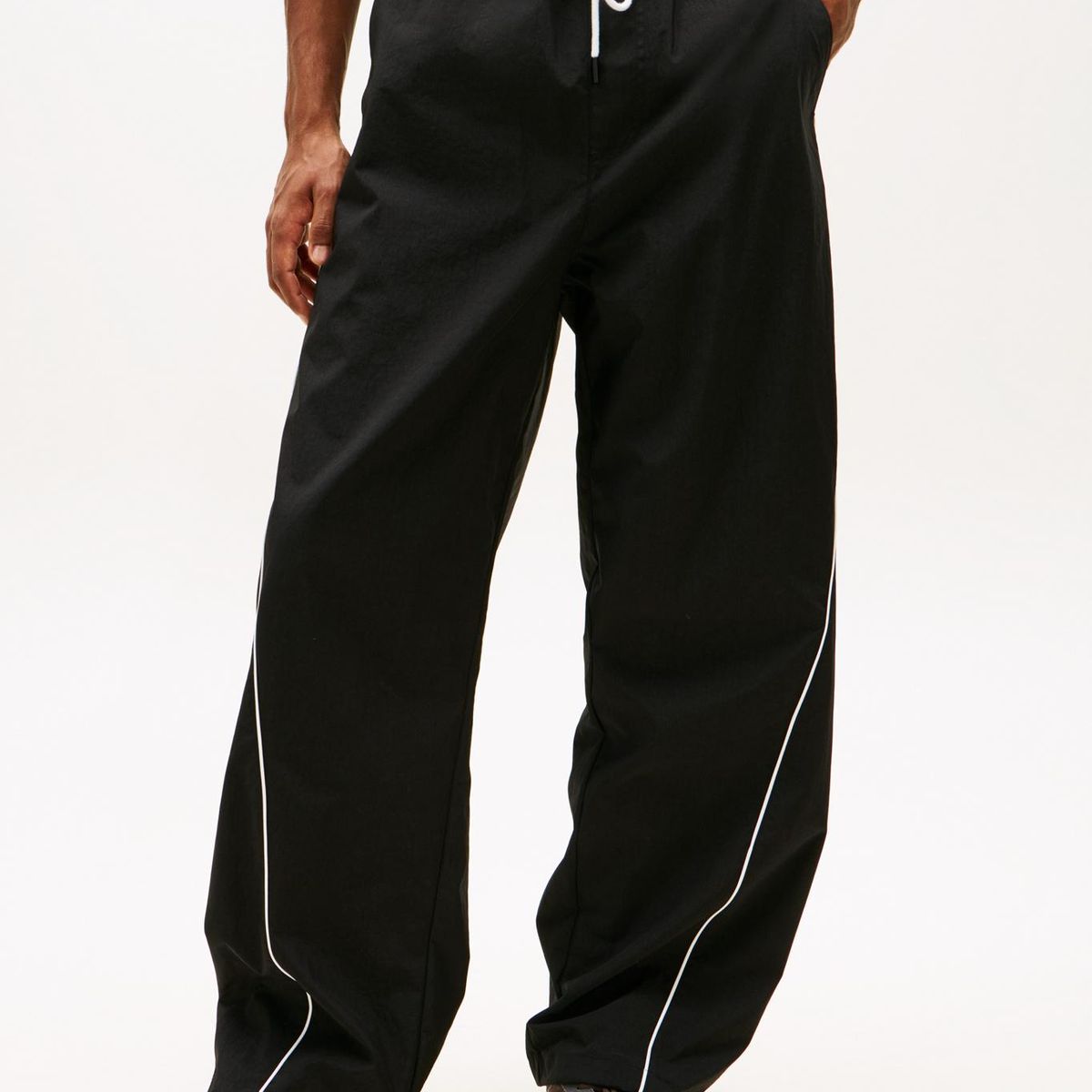TOMMY HILFIGER - Pantalón Theo Estilo Relaxed Negro Tommy Jeans