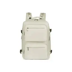 GENERICO - Mochila De Viaje Avión Cabina Expandible Impermeable Usb 40l Labg