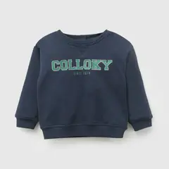COLLOKY - Poleron niño azul marino 6-9M a 4-5A