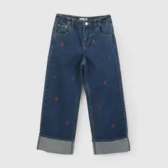 COLLOKY - Jeans Niña Cherry Mezclilla Azul