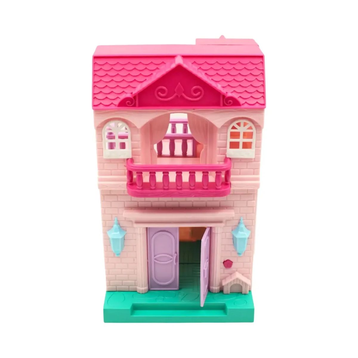 GENERICO - Casa De Muñecas Castillo De Princesa Con Luz Y Sonido