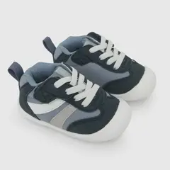 COLLOKY - Zapatilla velcro niño azul 17-20