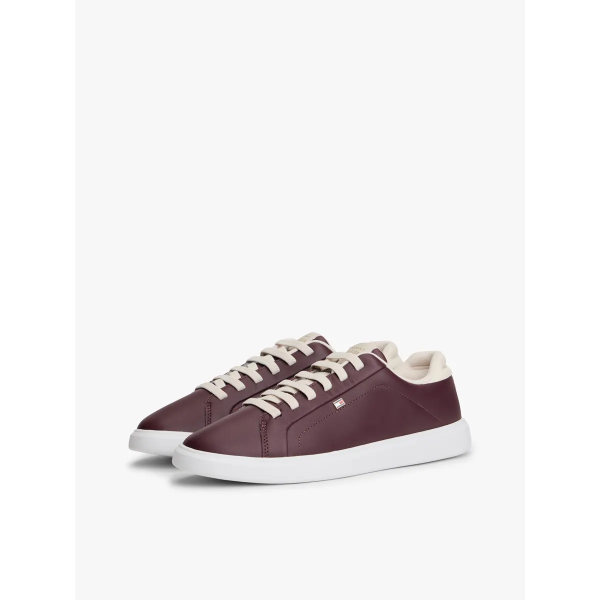 TOMMY HILFIGER - Zapatillas Court Light Weight Burdeo Tommy Hilfiger