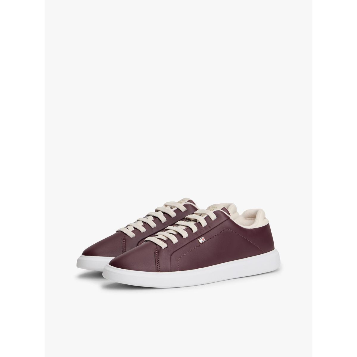 TOMMY HILFIGER - Zapatillas Court Light Weight Burdeo Tommy Hilfiger