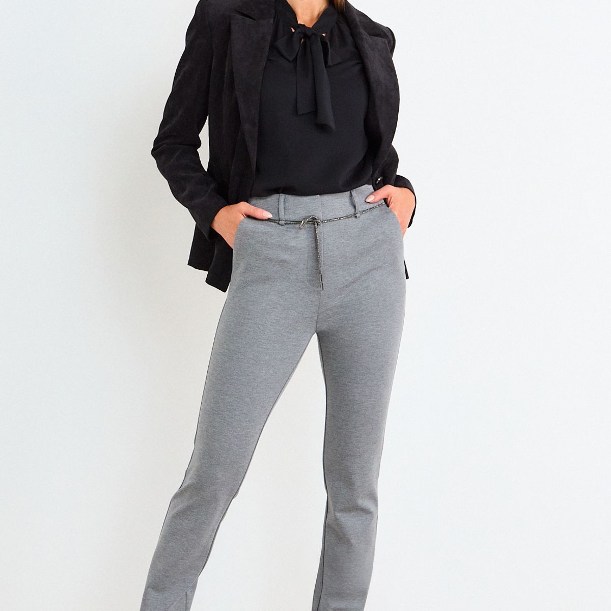 ASH - Calza Skinny Mujer Gris Ash