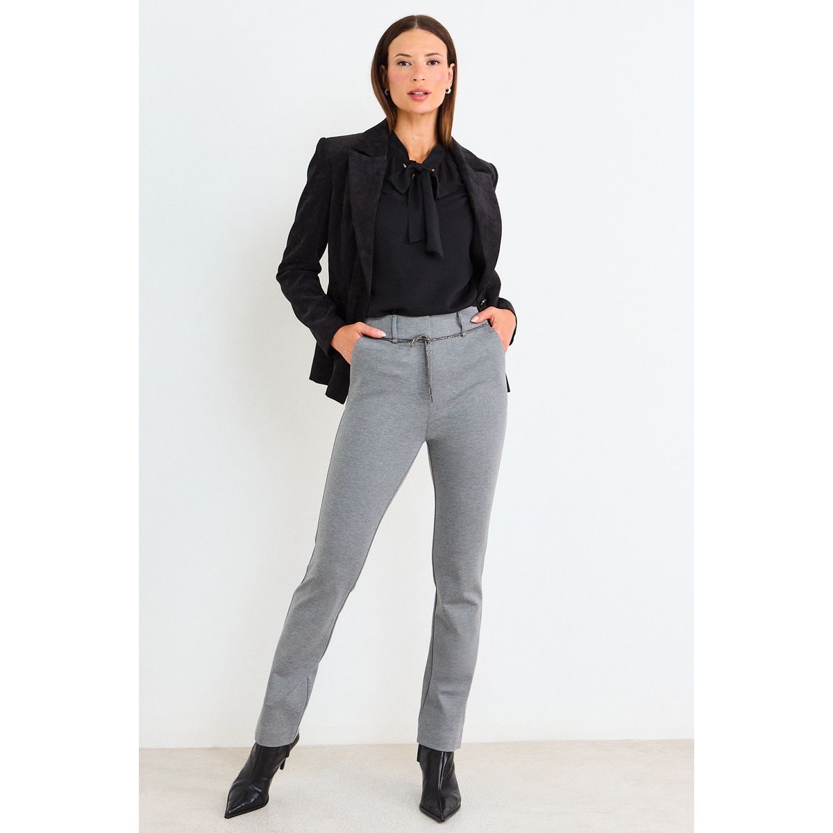 ASH - Calza Skinny Mujer Gris Ash
