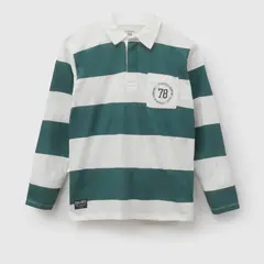 COLLOKY - Polera Manga Larga Niño Polo Crema