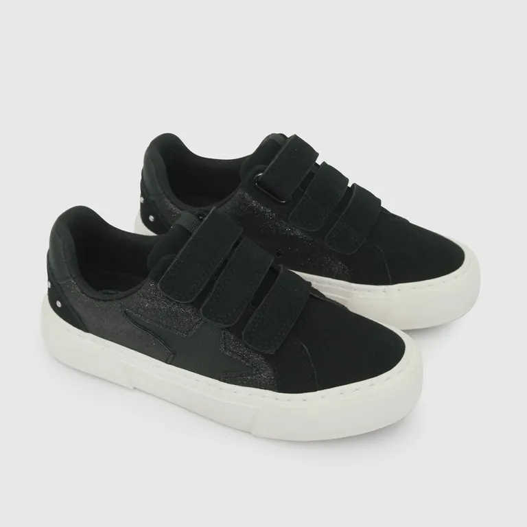 Zapatilla Niña Negro