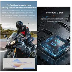GENERICO - Intercomunicador Bluetooth Casco Moto S10 Jeube
