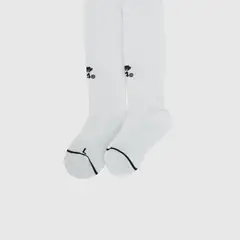 COLLOKY - Calcetin Futbol Algodón Blanco Unisex 3/4A a 9/12A