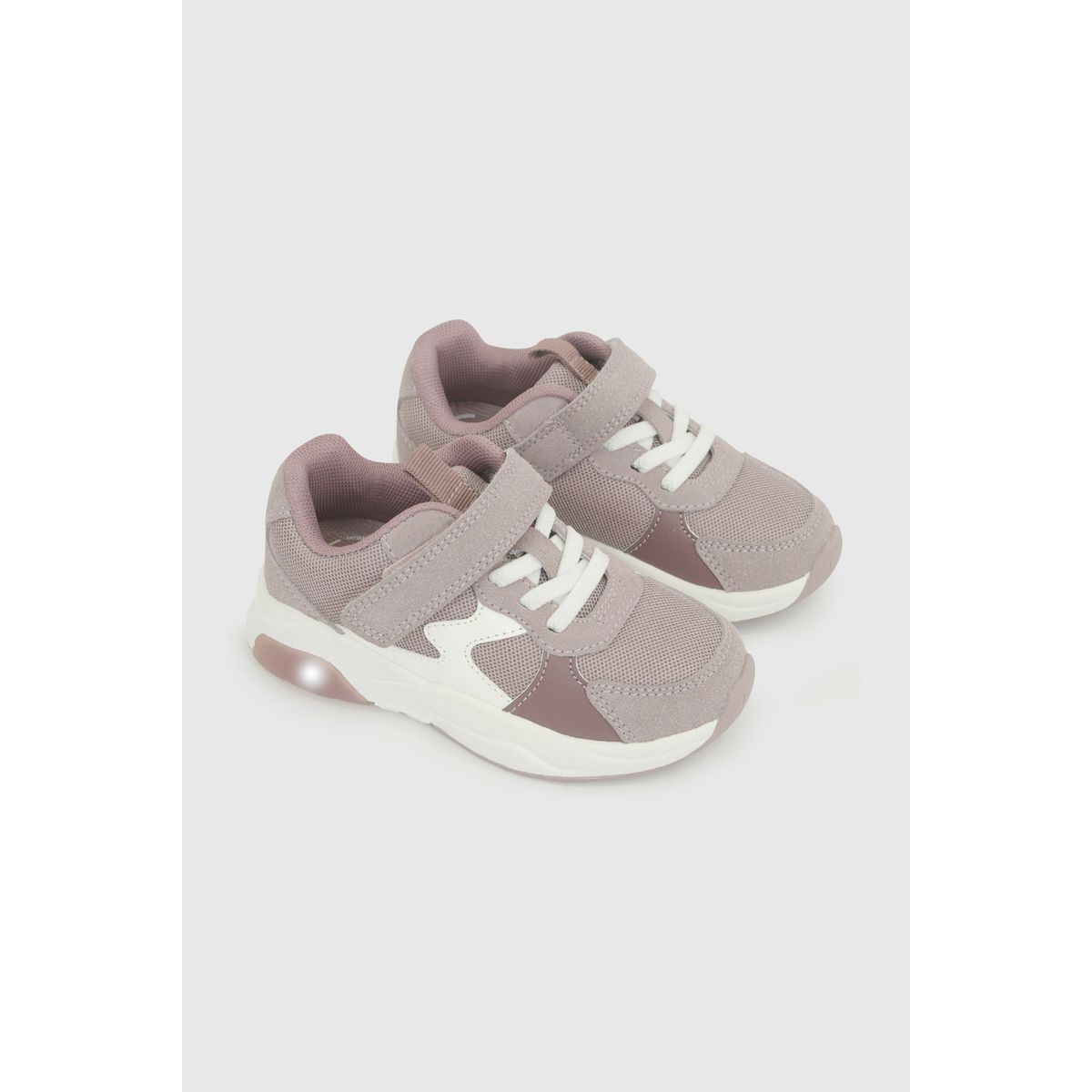 COLLOKY - Zapatilla con luces niña morado 21-27