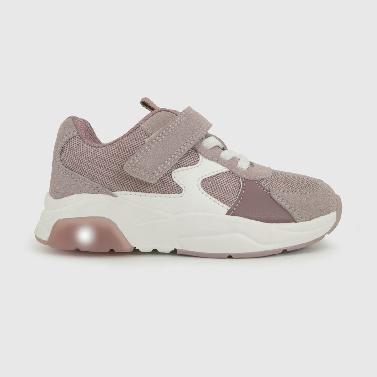 COLLOKY - Zapatilla con luces niña morado 21-27