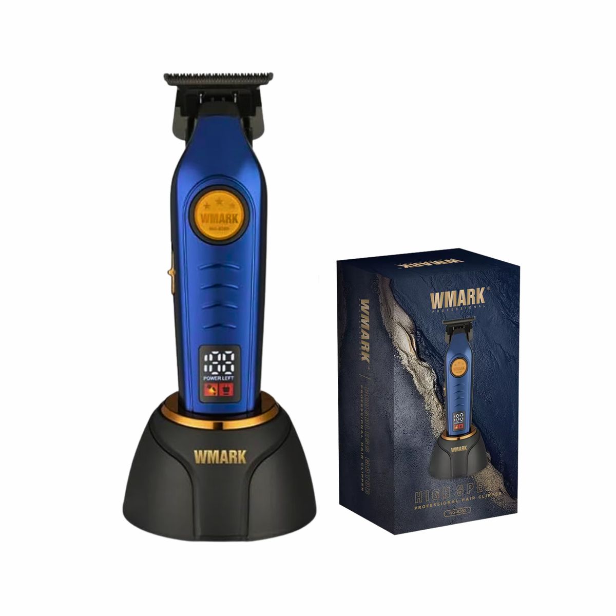WMARK - Máquina Trimmer Profesional WMARK NG‑8260 7500RPM con Motor Brushless