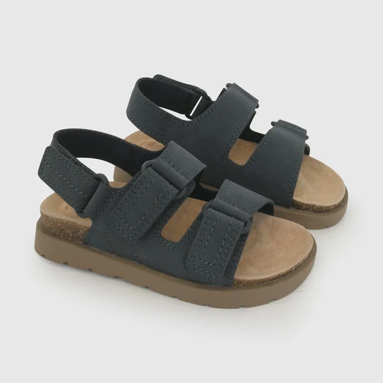 Sandalia Niño Cuero Velcro