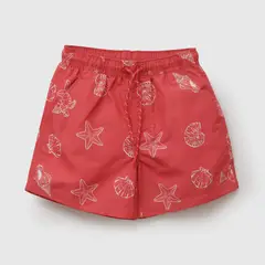 COLLOKY - Traje de Baño Niño Beach Rojo