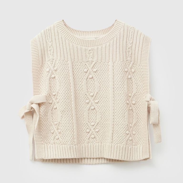Sweater Nina Tejido Crema Crema 3-4 ANOS