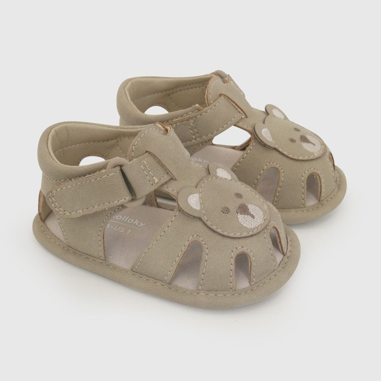 Sandalia velcro niño beige 14-18