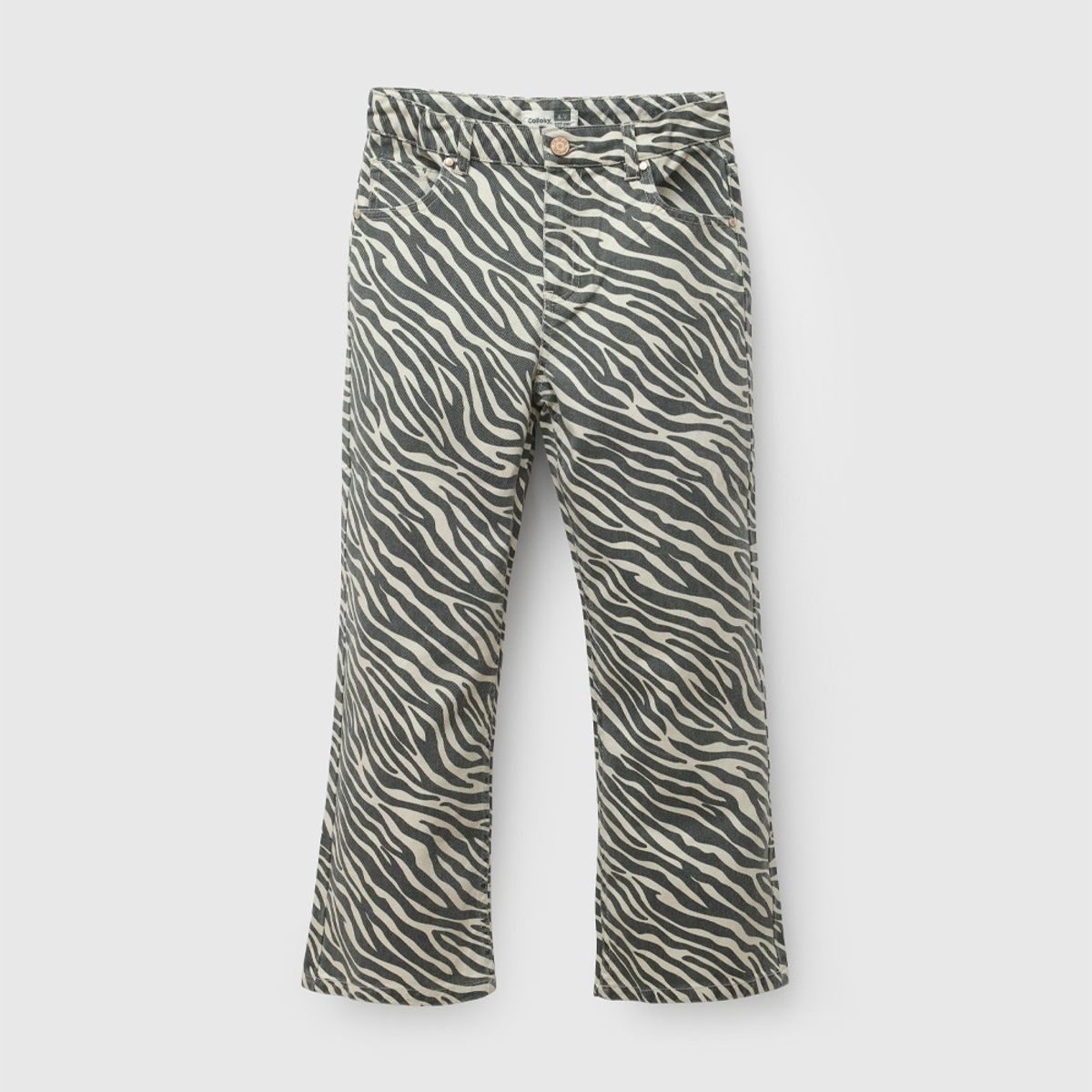 COLLOKY - Pantalon Gabardina Beige Niña 3-4A a 12-13A