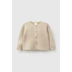 COLLOKY - Chaleco tejido unisex beige RN a 6-9M
