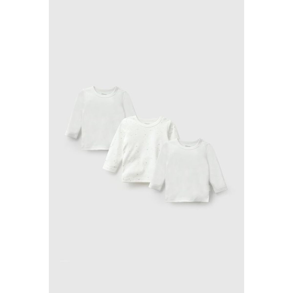COLLOKY - Pack 3 Camiseta Algodón Beige Unisex 0/3M a 18/24M