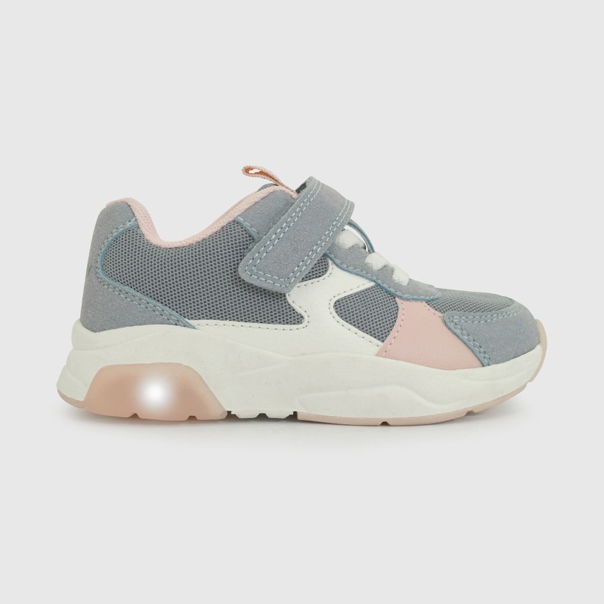 COLLOKY - Zapatilla Luces Celeste Niña 21-27