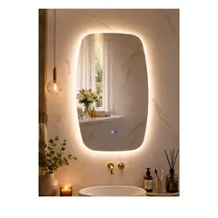 GENERICO - Espejo LED Para Baño Desempañante Sin Marco 60x100 cm