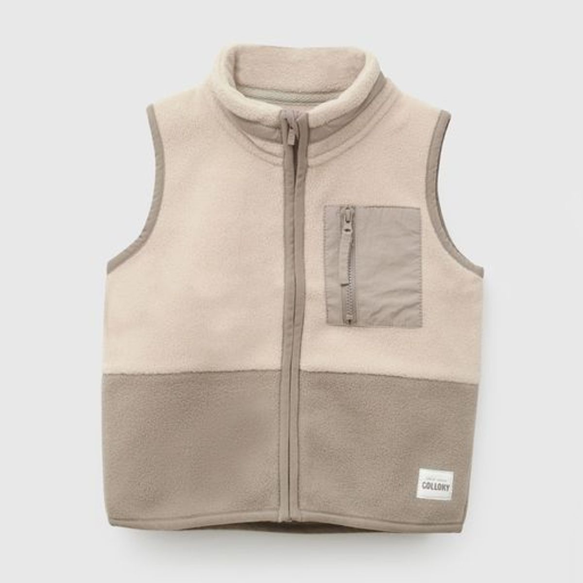 COLLOKY - Polar Sin Mangas Beige Niño 6-9M a 4-5A
