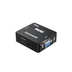 ULINK - Adaptador Conversor VGA a HDMI Con Audio Jack 3.5mm