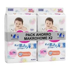 MERRIES - Pack X2 Pañales Talla M 6-11 Kg Ahorro Y Cuidado