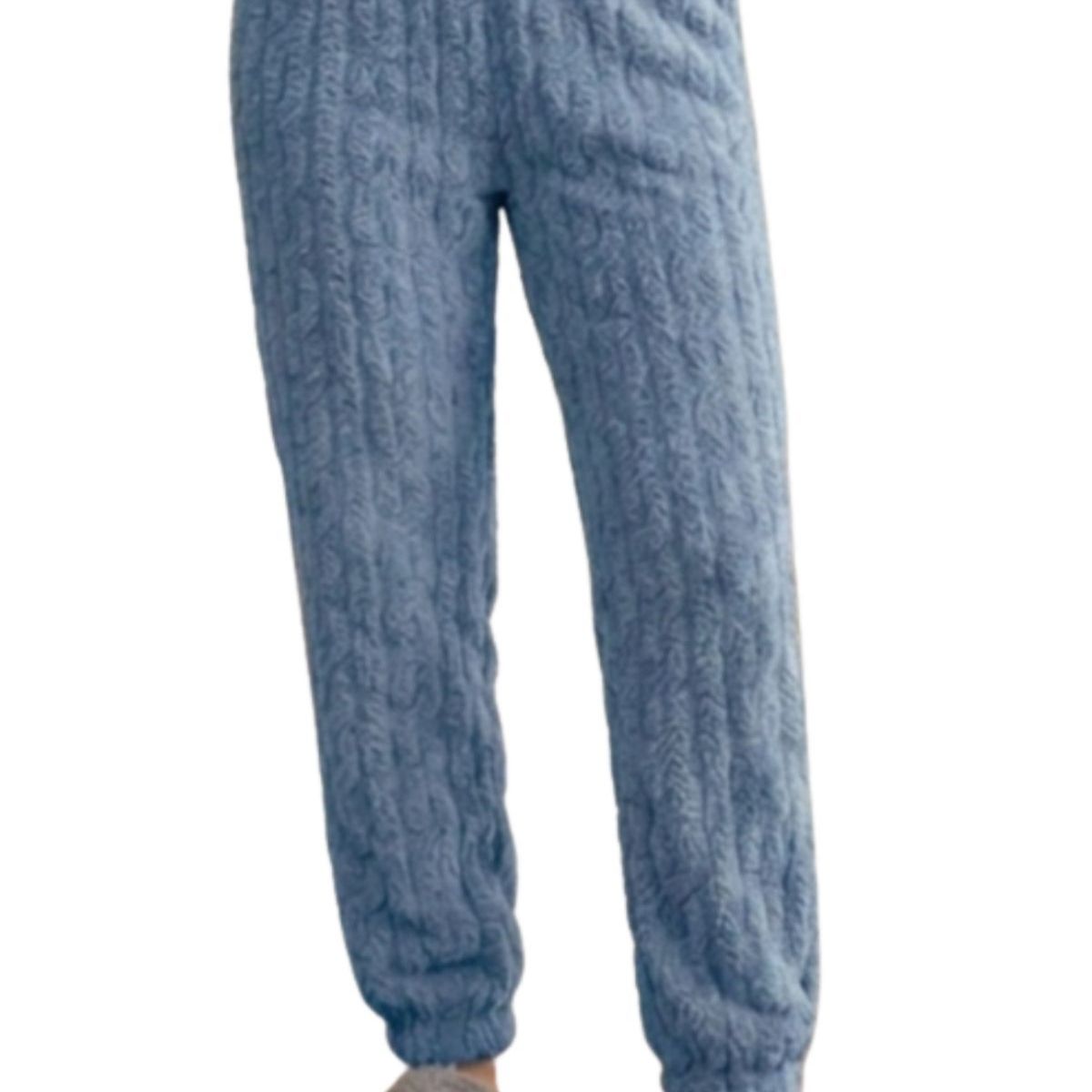 LIKE SHOP - Pantalón Polar Mujer Térmico Grueso Invierno Suave Premium 1085