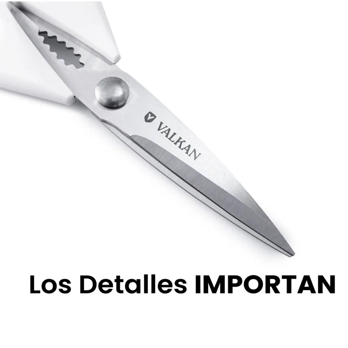 GENERICO - Tijeras De Cocina Multiusos Para Uso Diario Valkan Color Blanco BELUG
