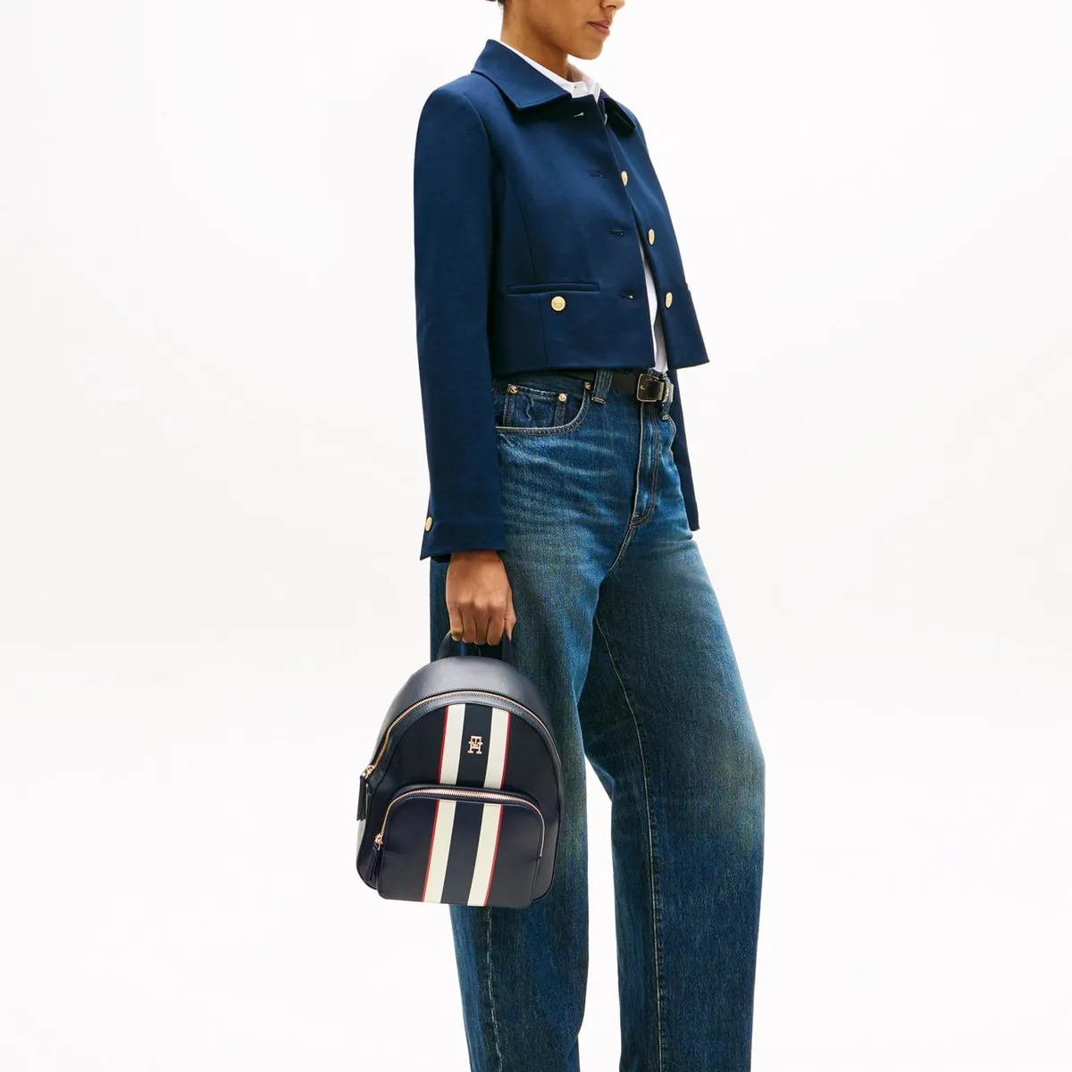 TOMMY HILFIGER - Mochila Corporate Con Logo Azul Tommy Hilfiger