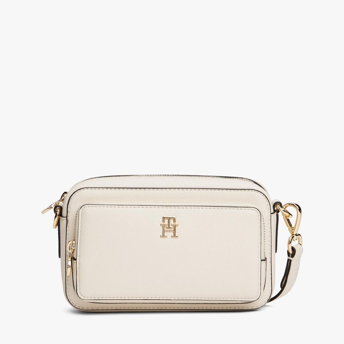 TOMMY HILFIGER - Cartera Bandolera Hilfiger Icon Beige Tommy Hilfiger