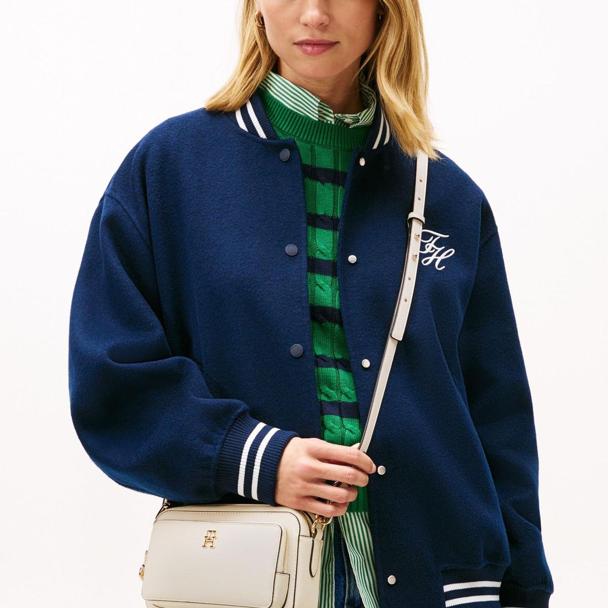 TOMMY HILFIGER - Cartera Bandolera Hilfiger Icon Beige Tommy Hilfiger