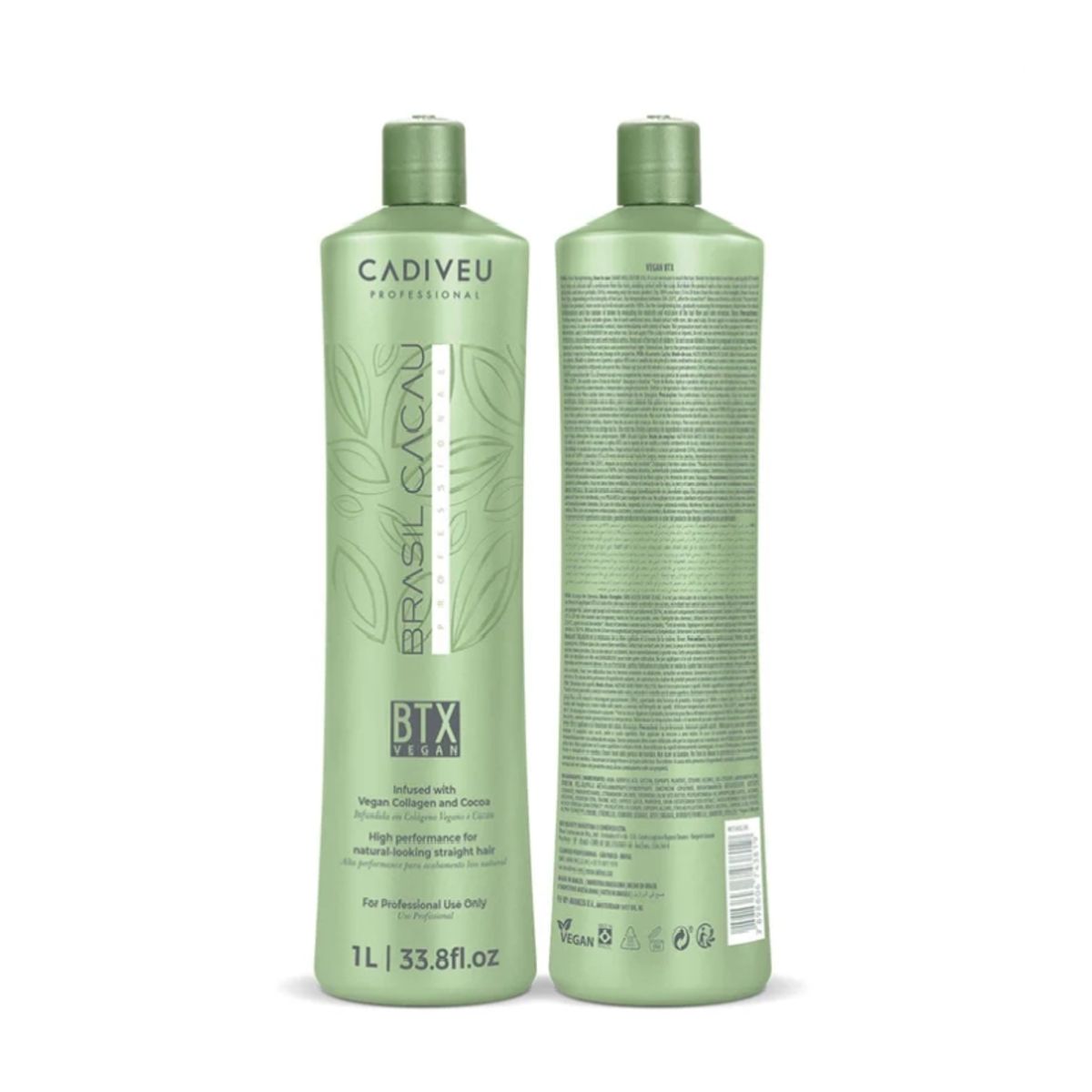 CADIVEU - Tratamiento BTX Alisador Nutritivo Brasil Cacau 1L Suavidad y Control Frizz