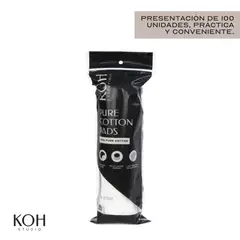KOH STUDIO - Disco de Algodón Doble Textura Petalo 5,8 cm KOH 100 un Kiosclub