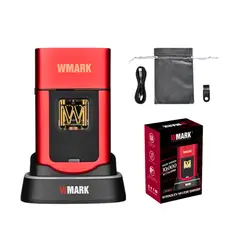 WMARK - Afeitadora Profesional NG-XS1 Motor Vector 10000RPM ROJO