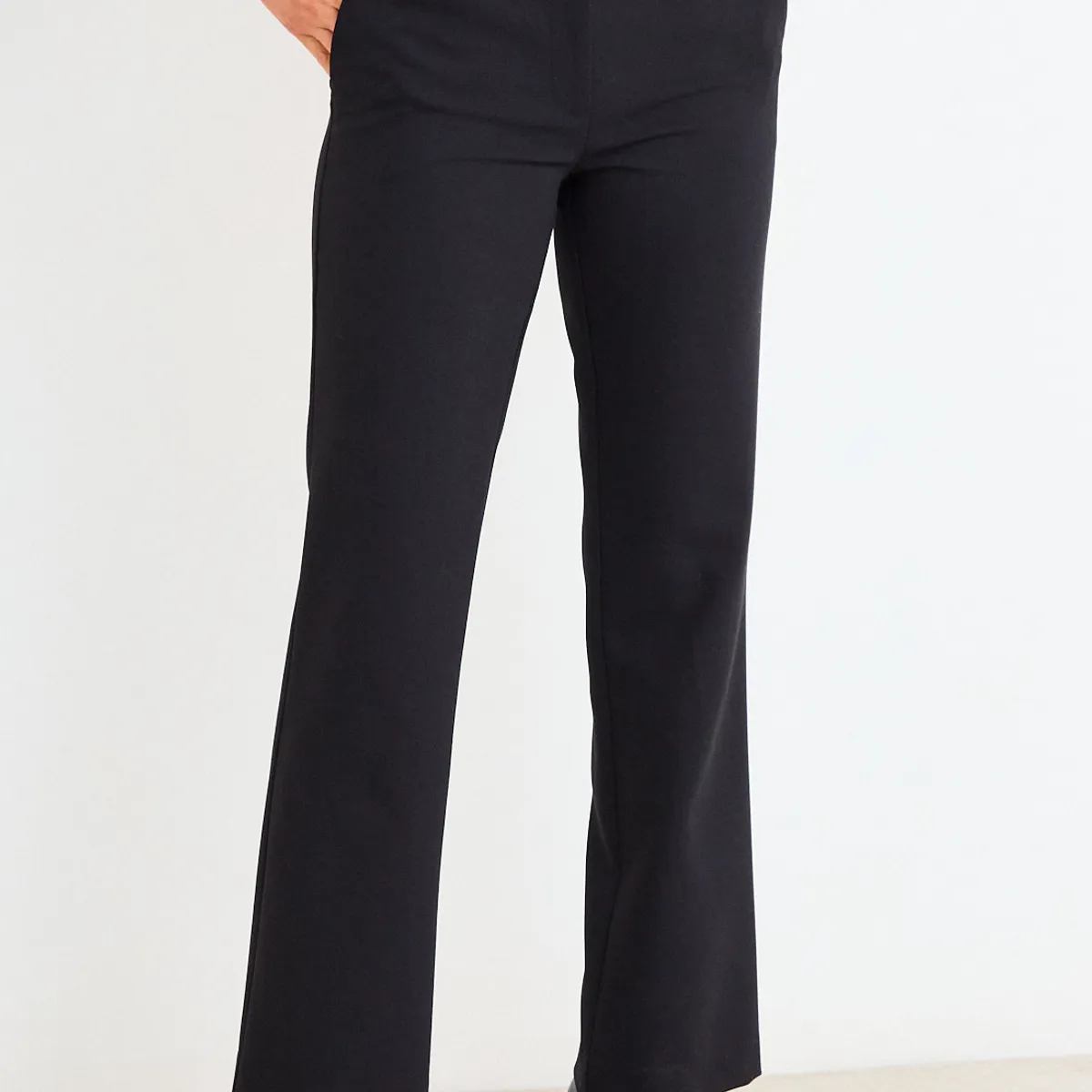 ASH - Pantalon Liso Mujer Negro Ash