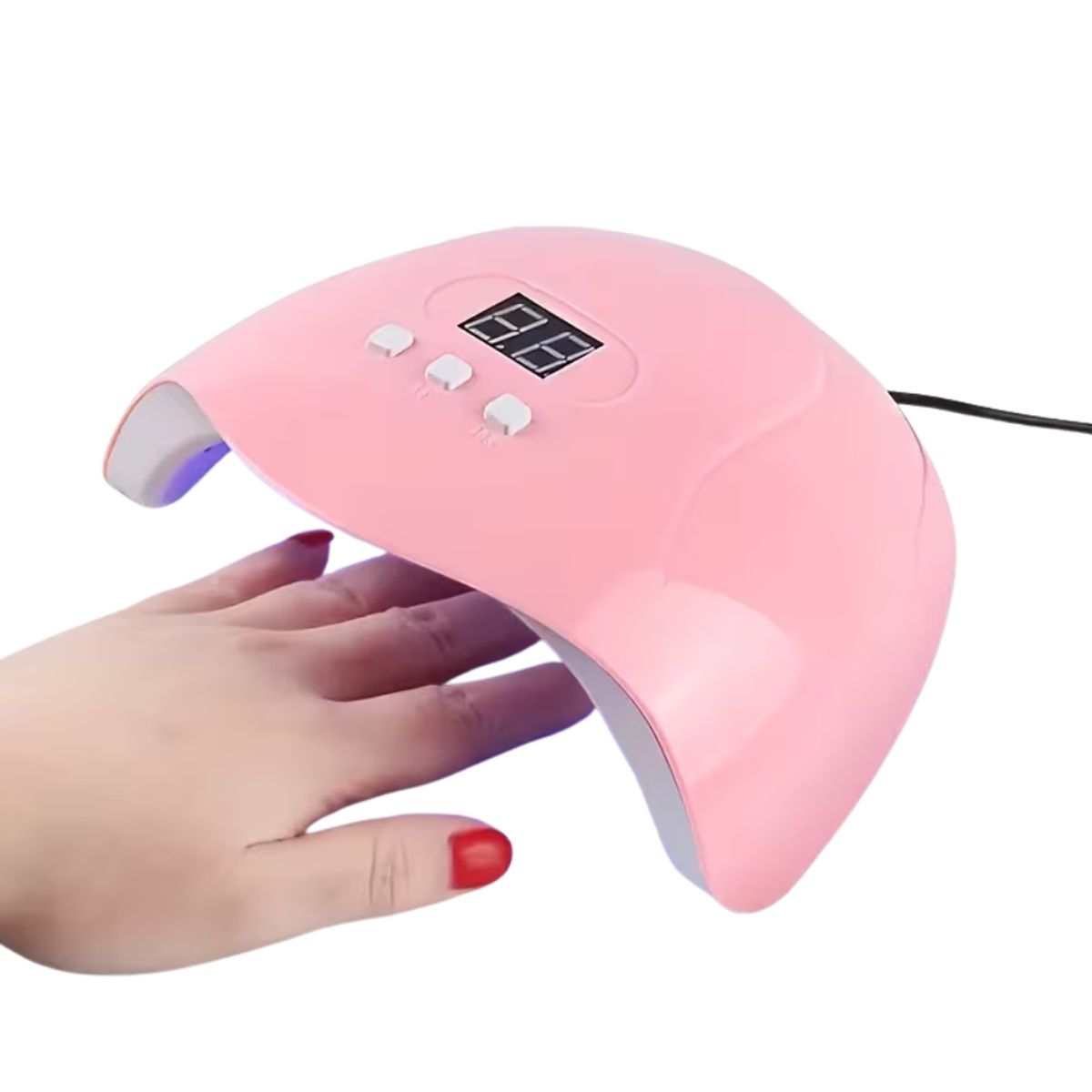 SUN - Mini Lámpara de Uñas LED/UV 36W Rosada 18 LEDs