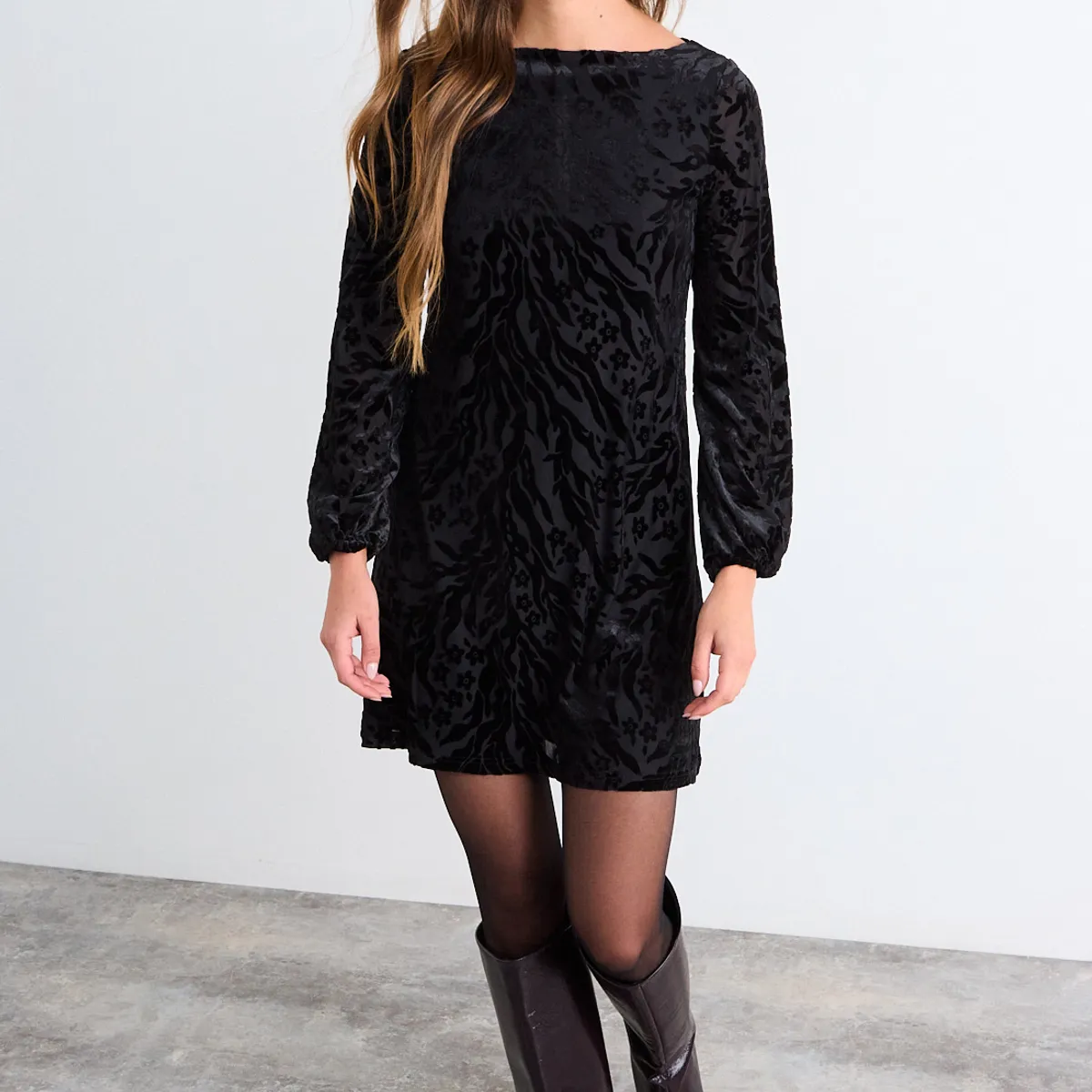 IO - Vestido Liso Mujer Negro Io
