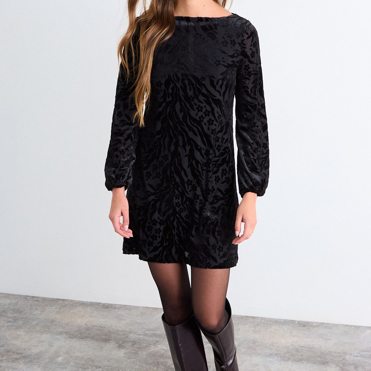 IO - Vestido Liso Mujer Negro Io