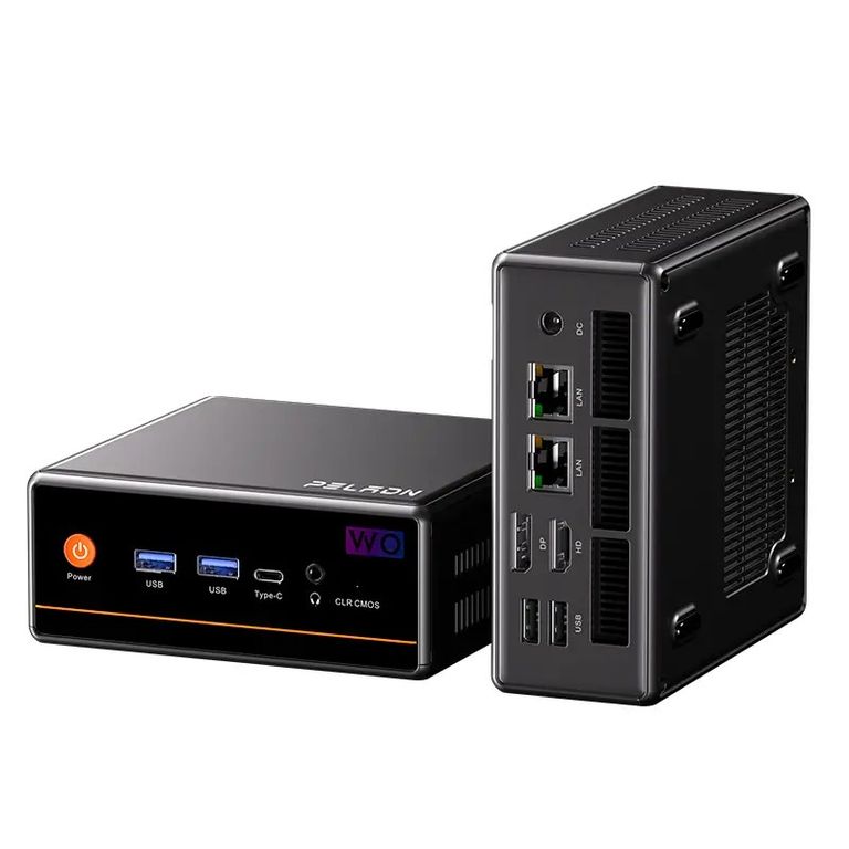 Mini PC Ryzen 5 5600H 16GB RAM 512GB SSD Wifi Bluetooth Oficina Empresa Compacto Escritorio Bajo Consumo