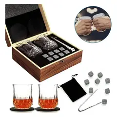 GENERICO - Juego De Piedras De Whisky, Vasos Para Whisky Rápido Cool